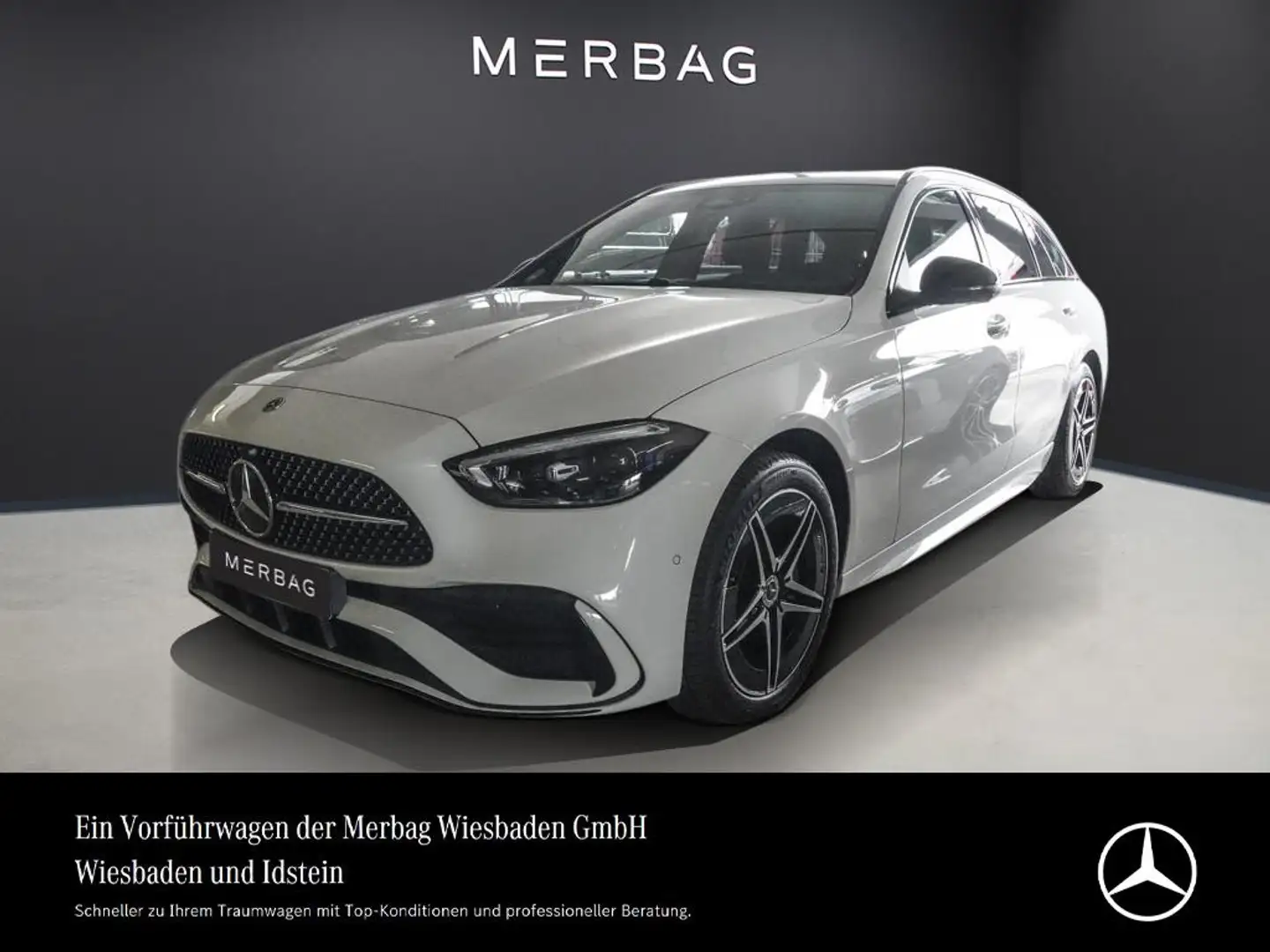 Mercedes-Benz C 300 AMG-NIGHT-DISTRONIC-PANO-AHK-UVP 80.200,- Bianco - 1