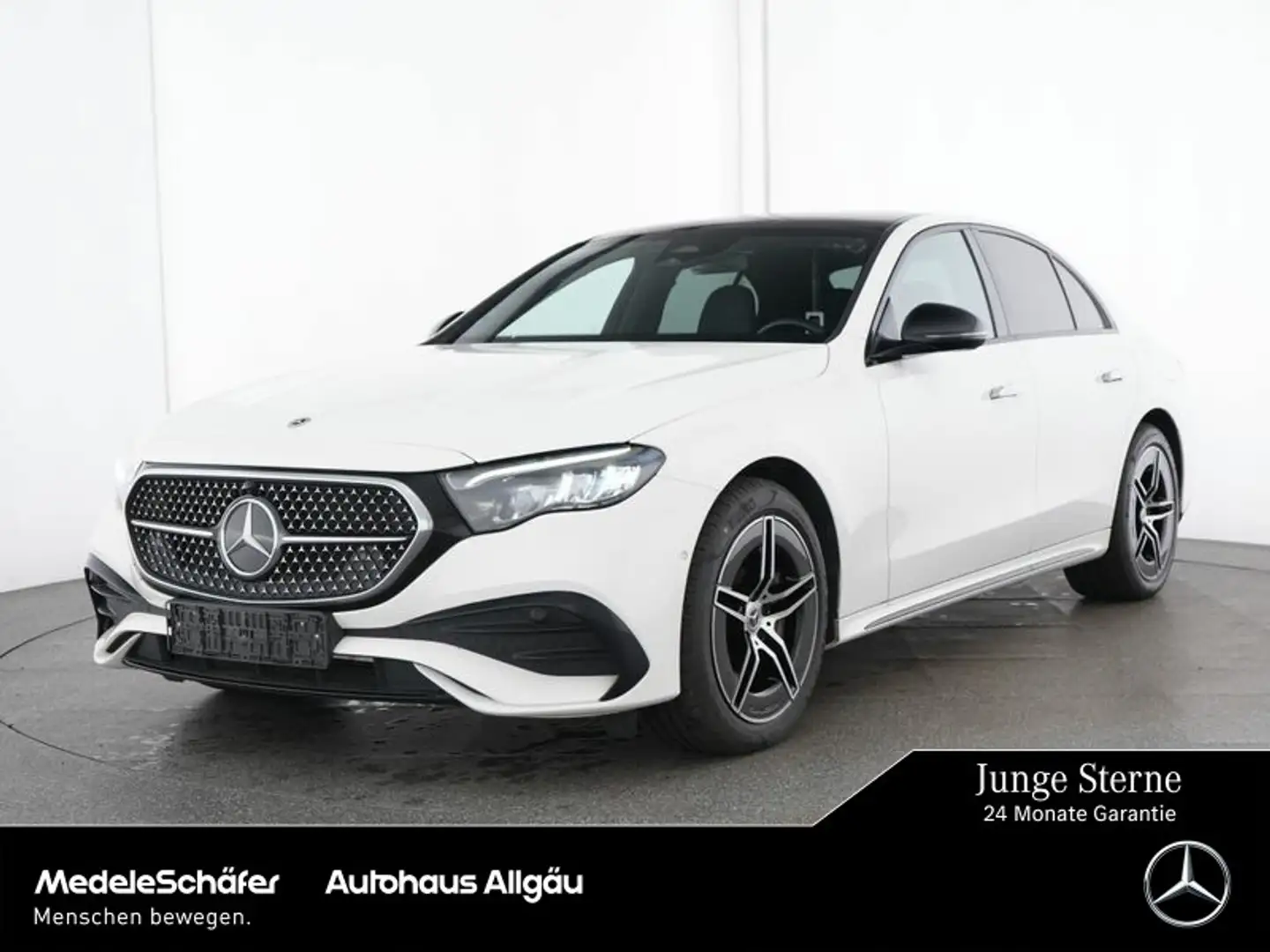 Mercedes-Benz E 300 E 300 e 4M AMG Night 19" Distronic Pano Ambiente Weiß - 1