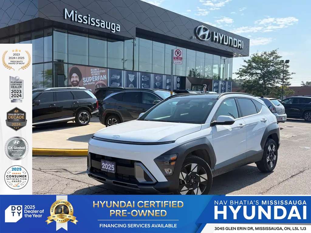 White 2025 Hyundai Kona SUV / Crossover Automatic