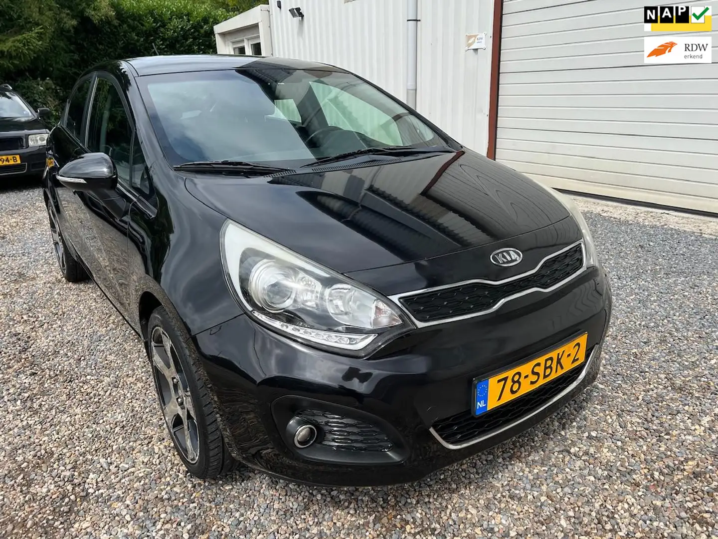 Kia Rio 1.2 CVVT Super Pack LED KEYLESS.AIRCO.CRUISE.NAP! Noir - 1