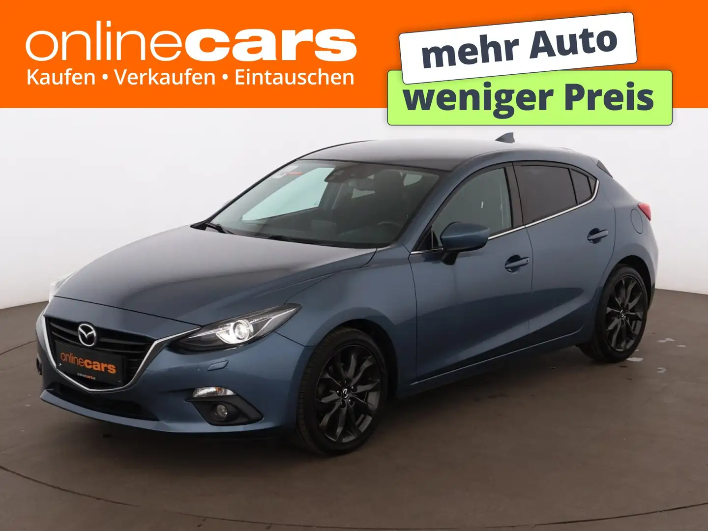 Mazda 3 1.5 SKYACTIV-D Center-Line LEDER SITZHZG R-CAM Blau - 1