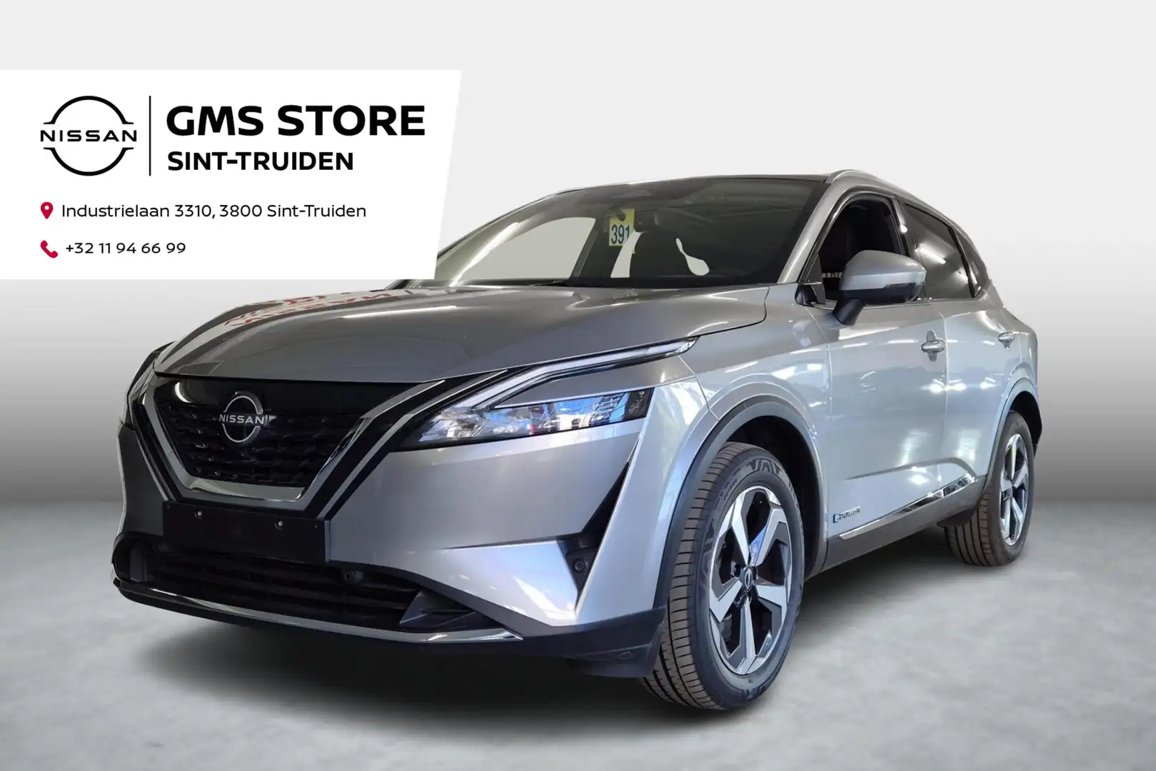 Nissan Qashqai ePOWER N-Connecta+DP Automaat, 360° camera, aitco, Silber - 1