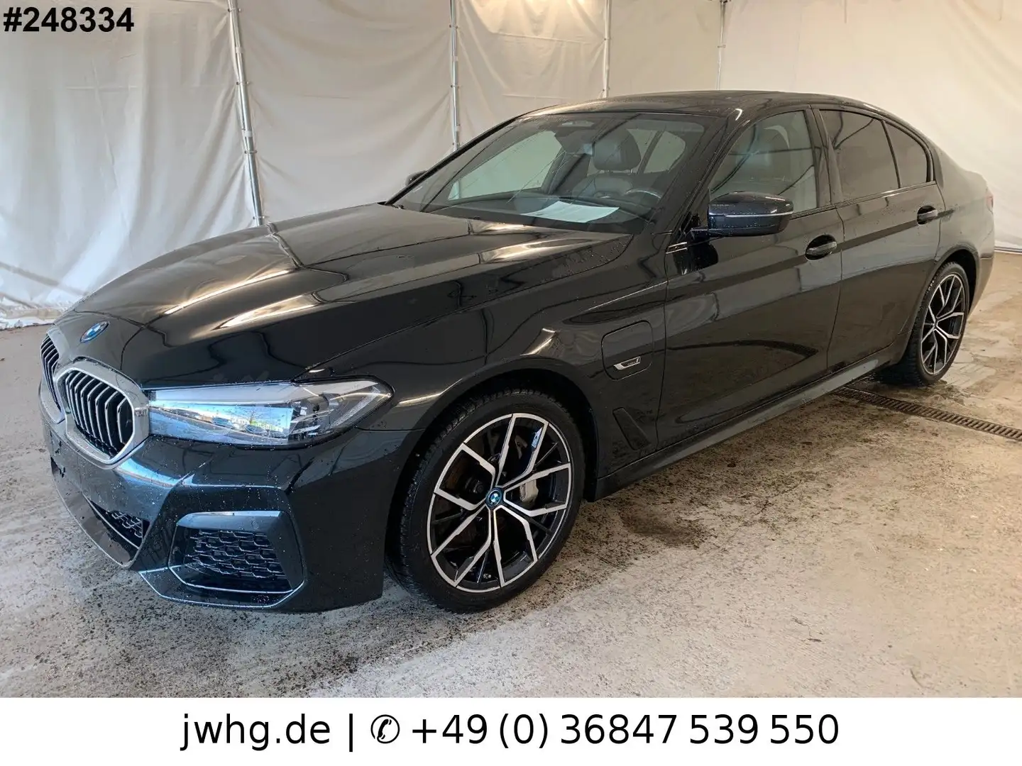BMW 545 e xDr M Sport 19"|DrivingPro|Glasdach|VLeder Schwarz - 1