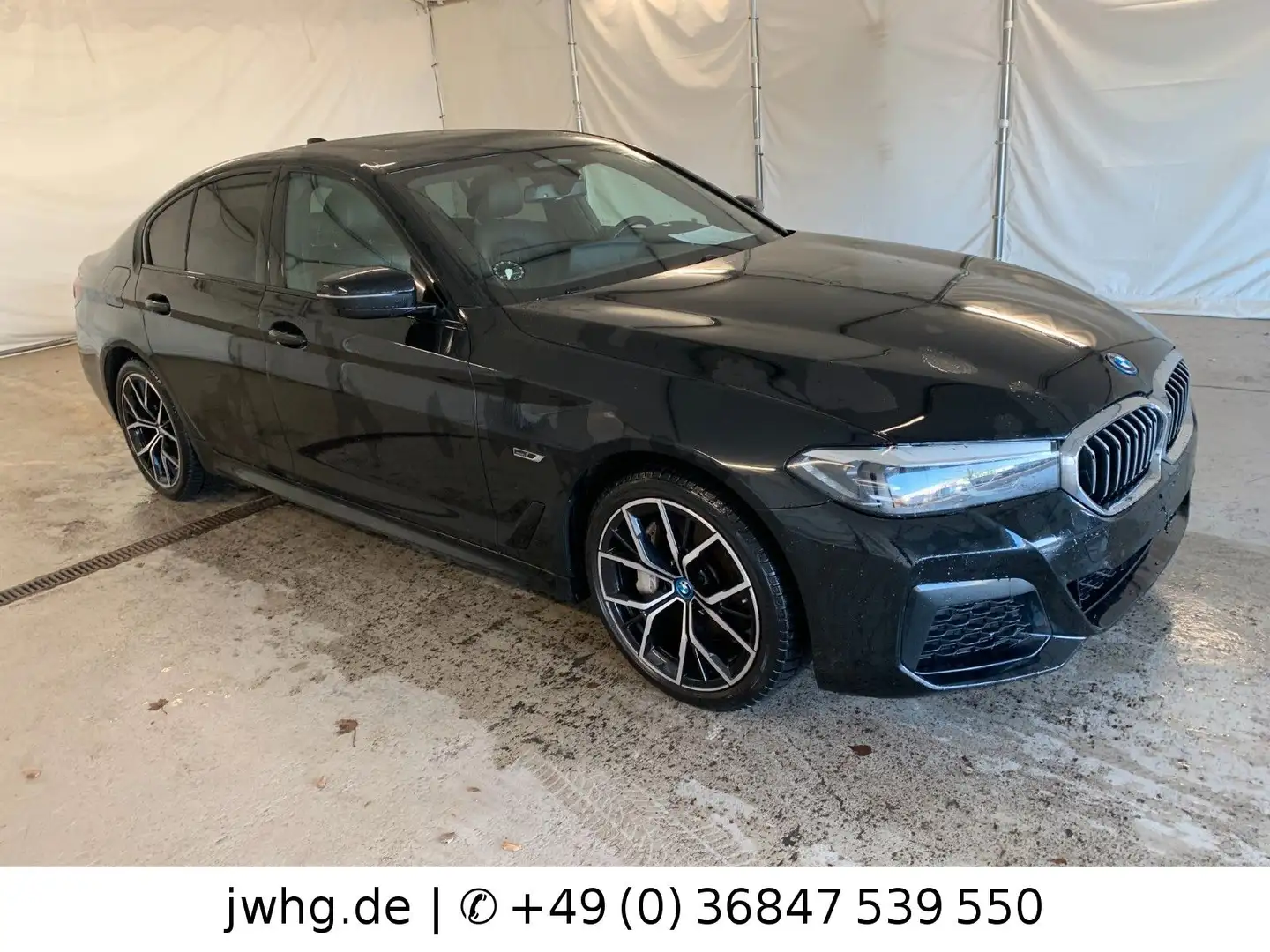 BMW 545 e xDr M Sport 19"|DrivingPro|Glasdach|VLeder Schwarz - 2