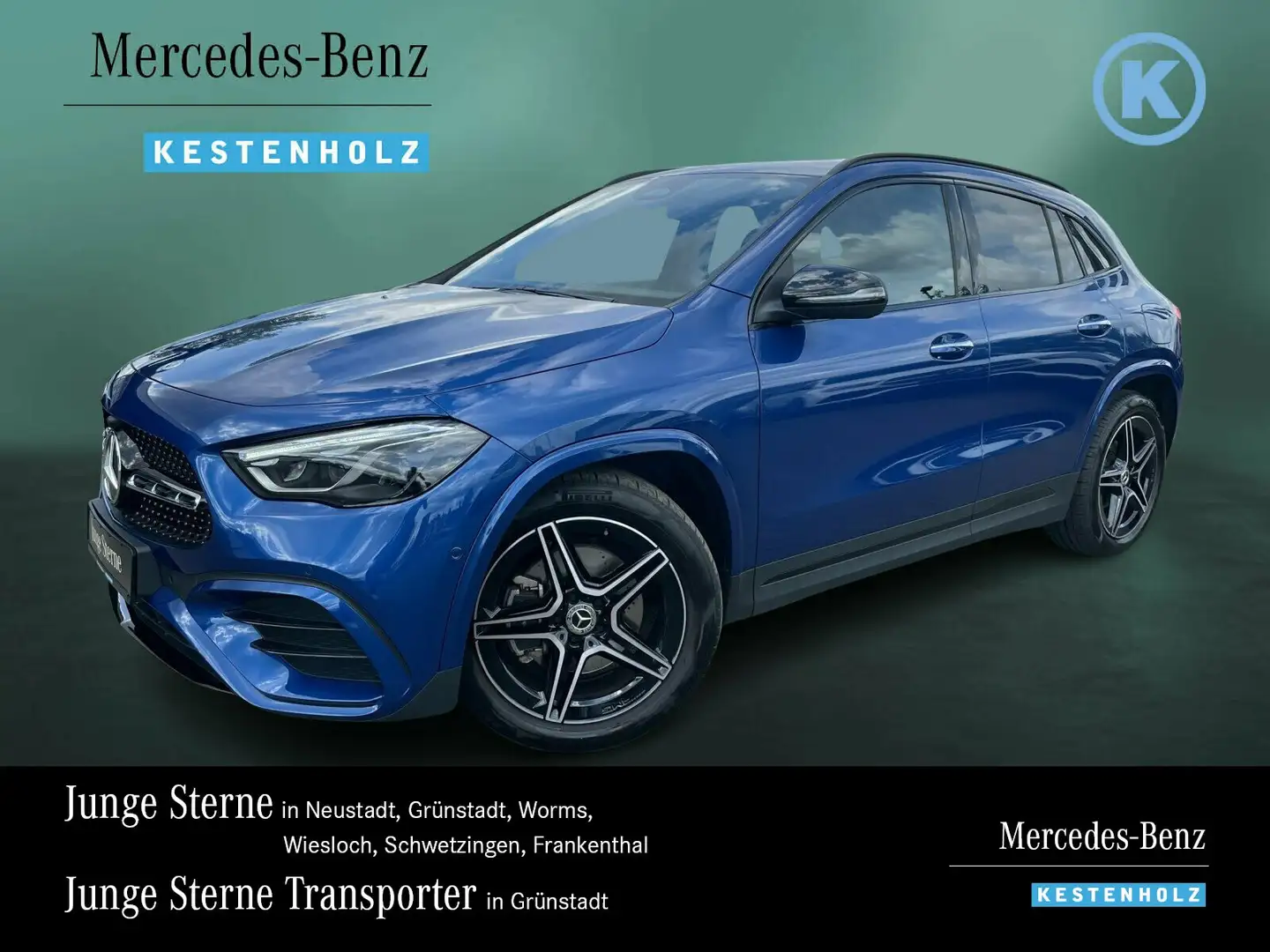 Mercedes-Benz GLA 200 GLA 200 d AMG+NIGHT+KAMERA+KEYL+SOUND+EASYP+MLED Blau - 1