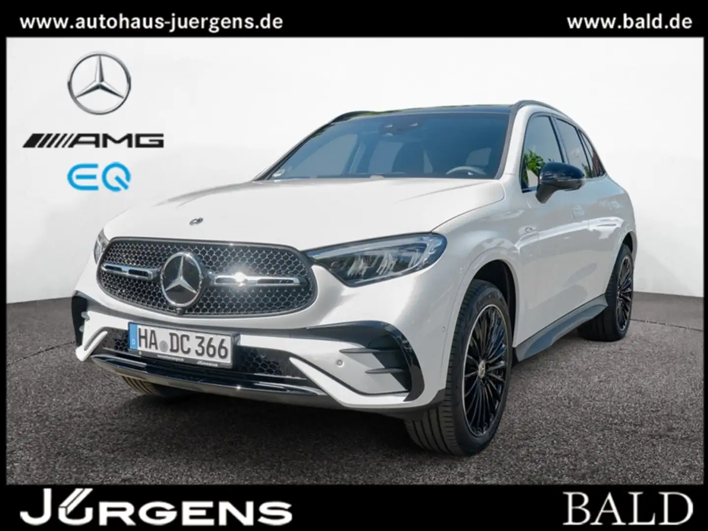 Mercedes-Benz GLC 300 de 4M AMG-Sport/360/Pano/Burm/AHK/Distr Weiß - 1