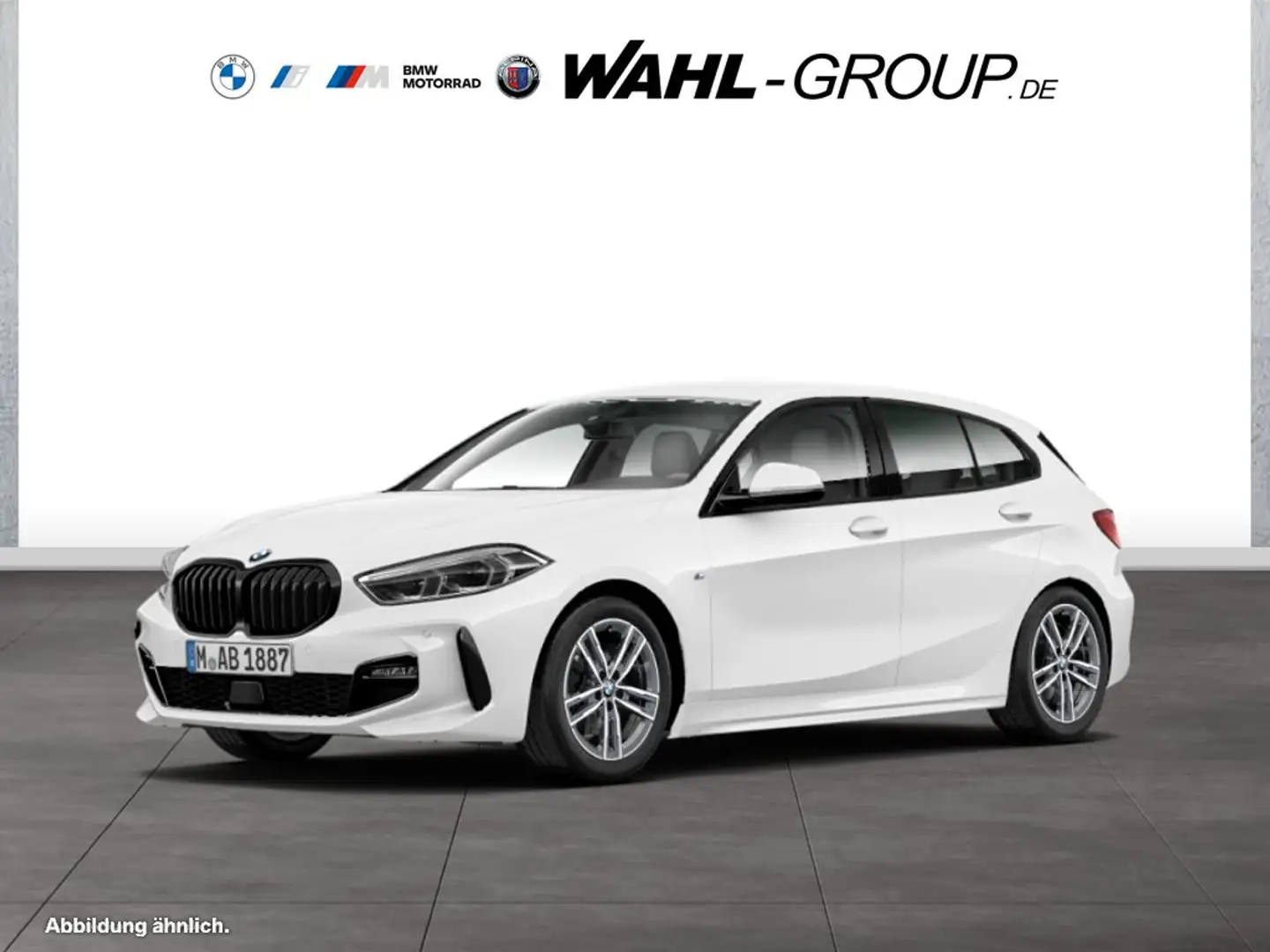 BMW 118 i M SPORT LC PROF LED GRA PDC HIFI DAB WLAN Weiß - 1