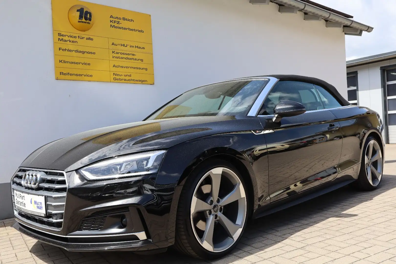 Audi A5 Cabriolet 40 TFSI S-Line MATRIX/NACKENHEIZUNG Schwarz - 1