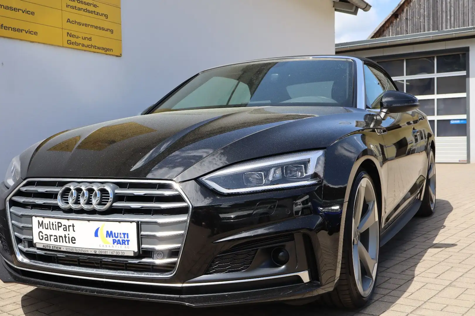 Audi A5 Cabriolet 40 TFSI S-Line MATRIX/NACKENHEIZUNG Schwarz - 2