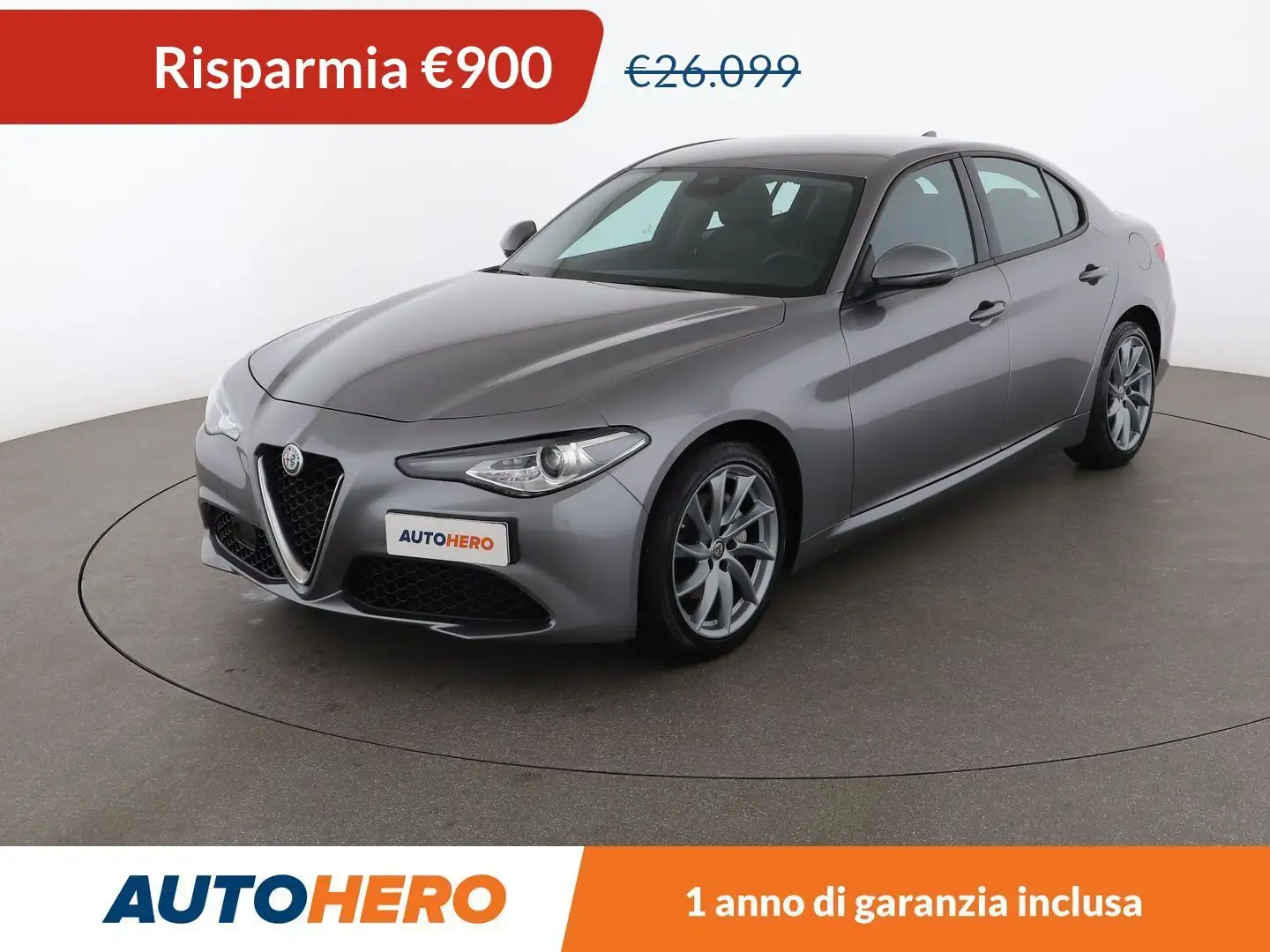 Alfa Romeo Giulia 2.2 JTDM Super 160 CV AT8 Gris - 1