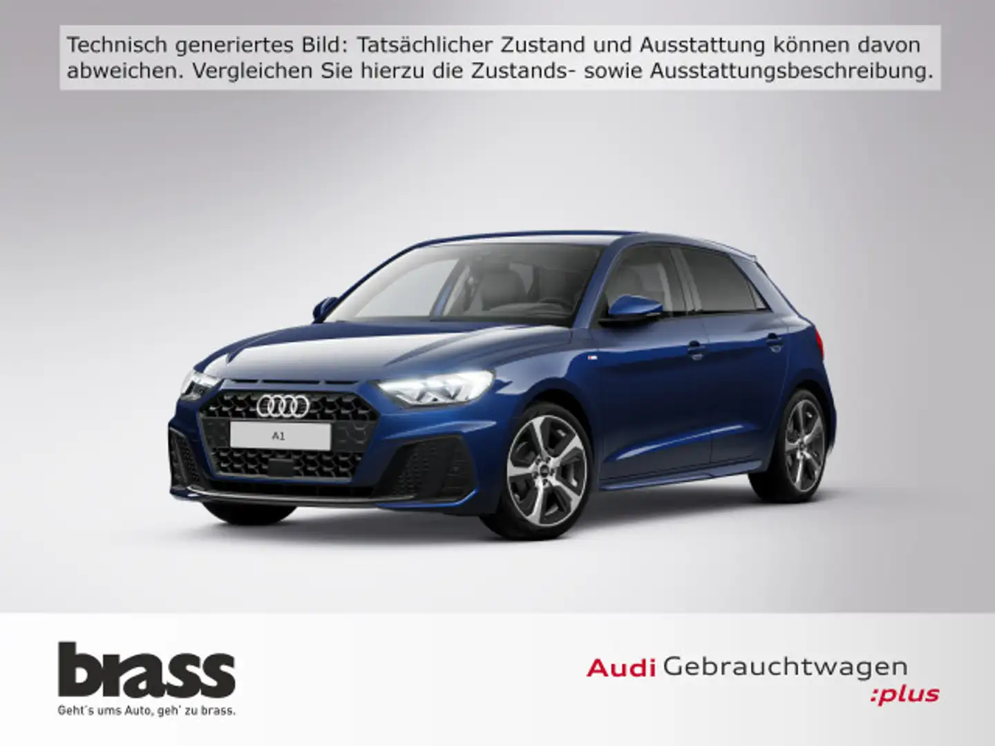 Audi A1 S line 25 TFSI 70(95) kW(PS) S tron Blau - 1