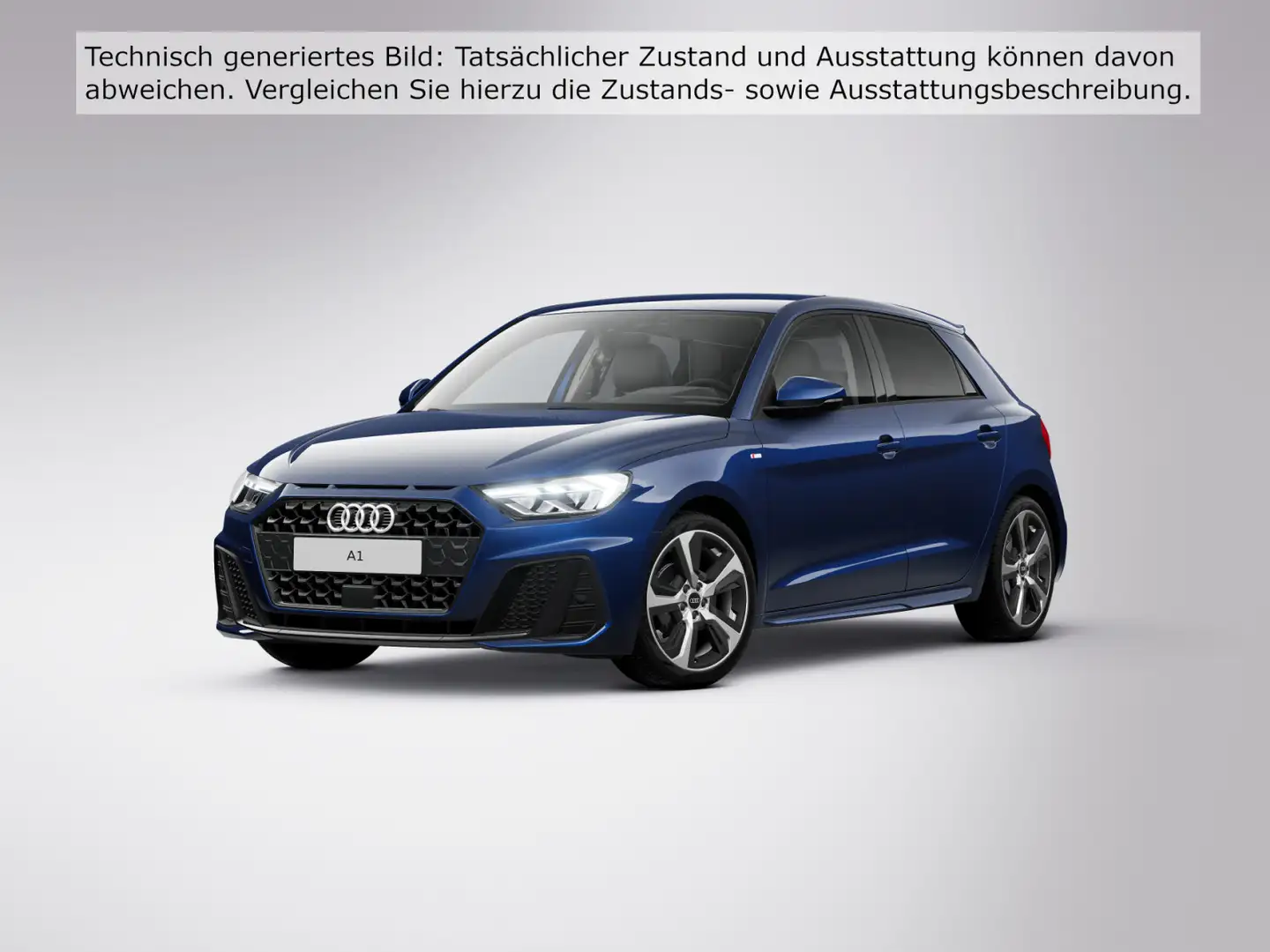 Audi A1 S line 25 TFSI 70(95) kW(PS) S tron Blau - 2