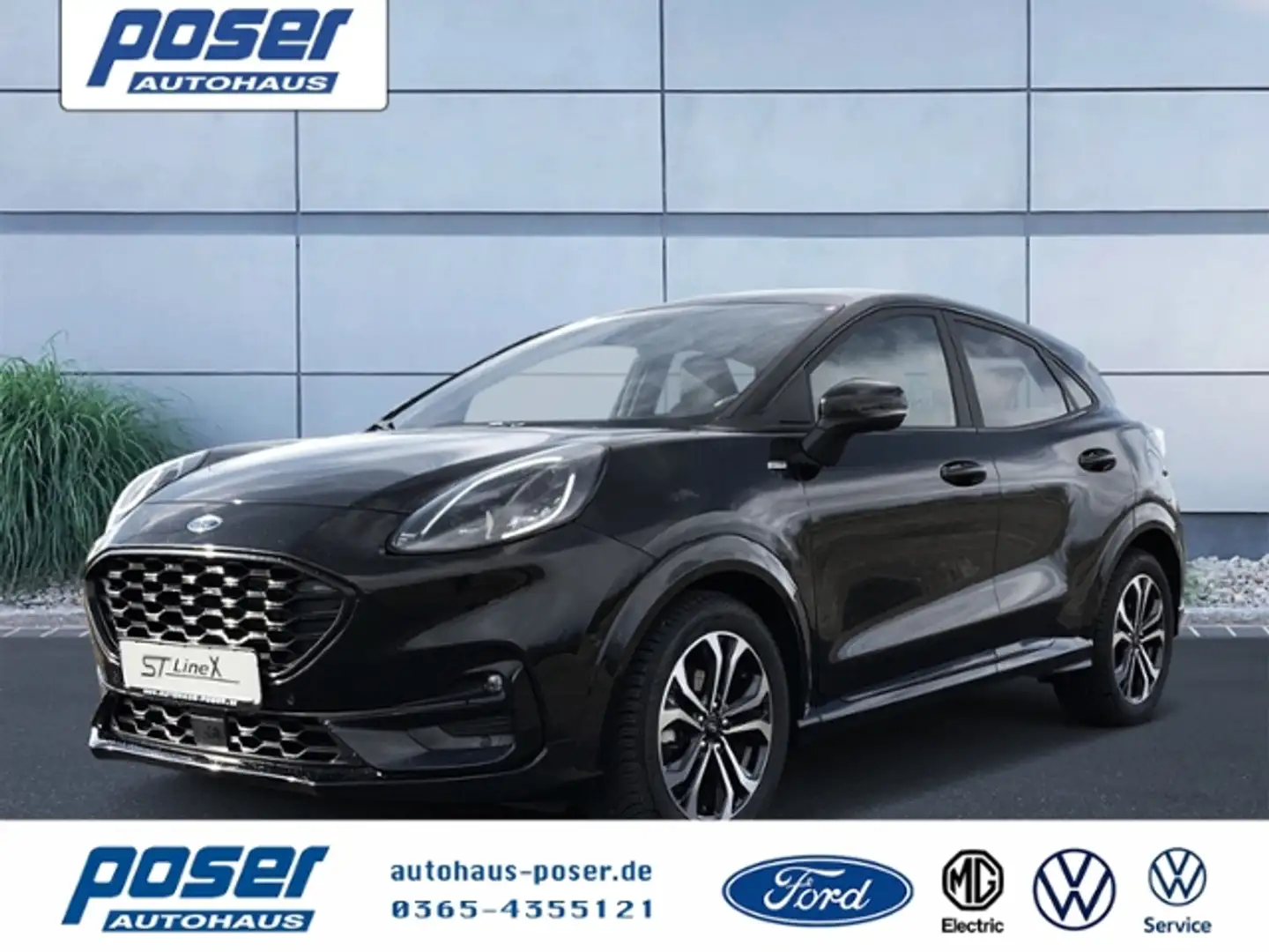 Ford Puma ST-LINE X 1.0 EcoBoost mHEV RFK B&O LED Noir - 1