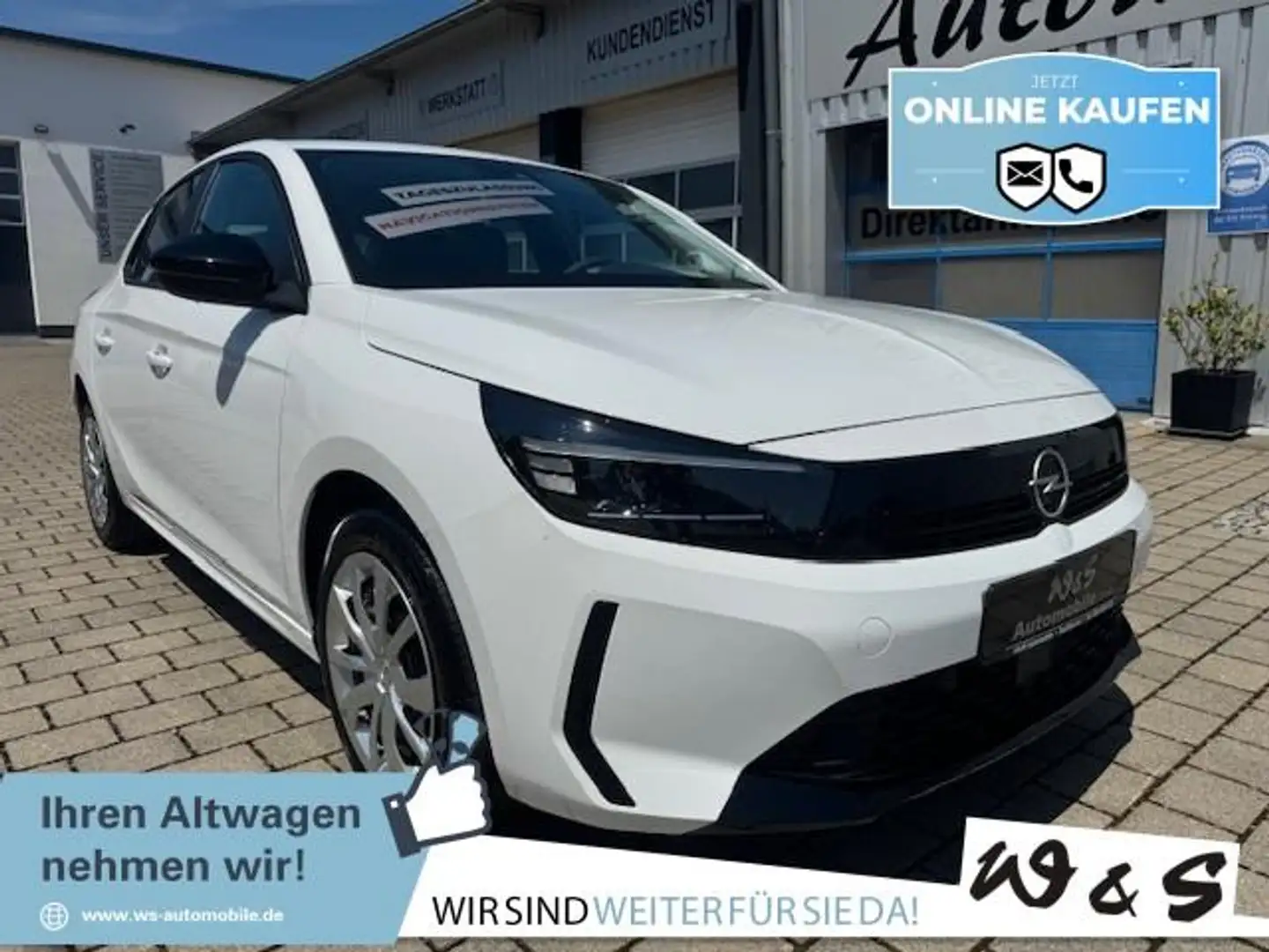 Opel Corsa F 1,2 Automatik Edition *LED*Sitzh.*Media* Weiß - 1
