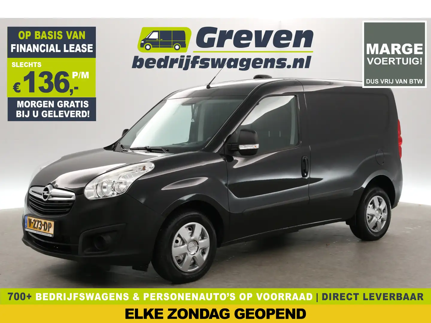 Opel Combo 1.3 CDTi | MARGE | Airco | Cruise | Parkeersens. Zwart - 1