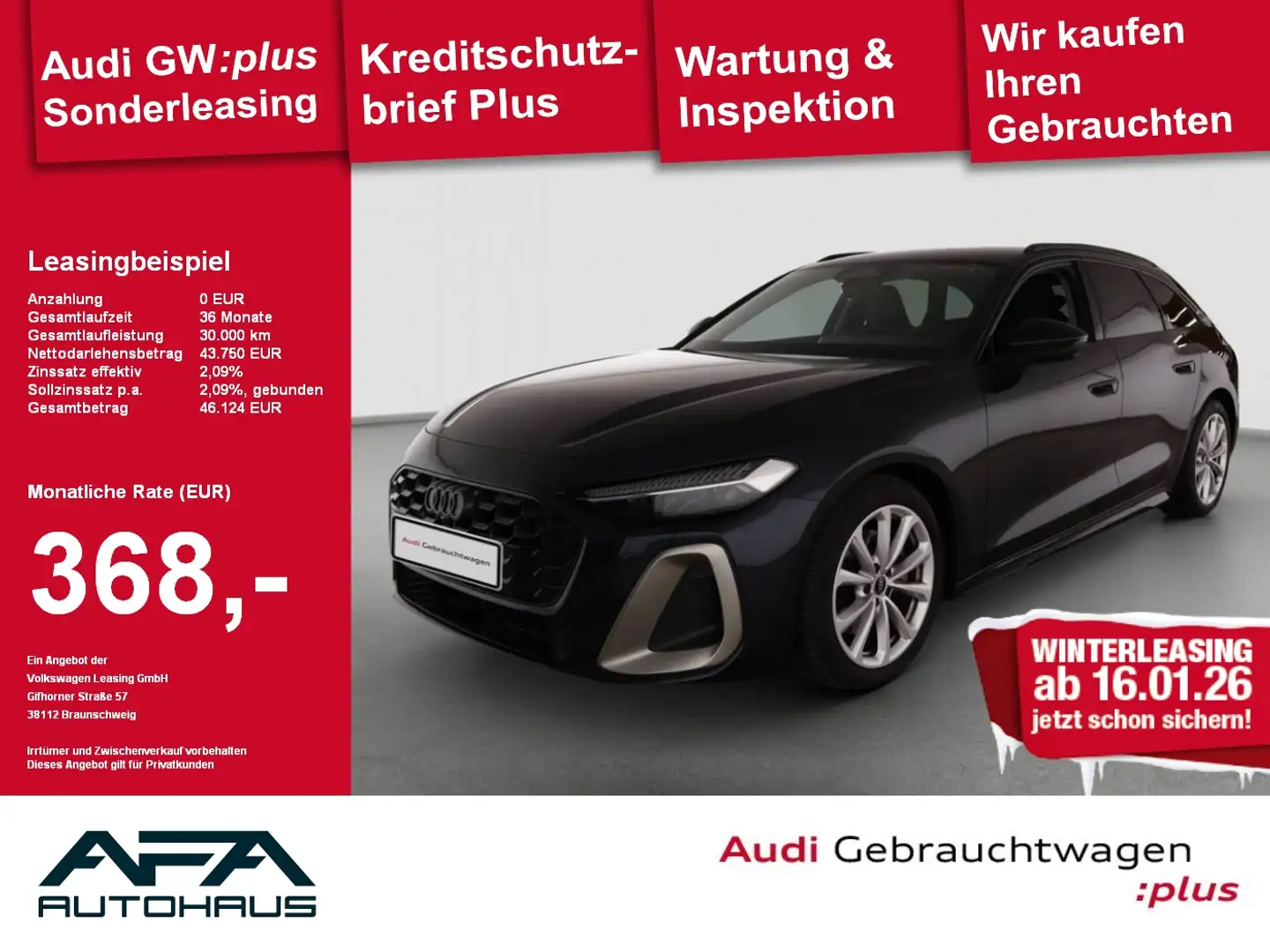 Audi A5 Avant TFSI S tr. S-Line*EditionONE*AHK*Matrix Blau - 1