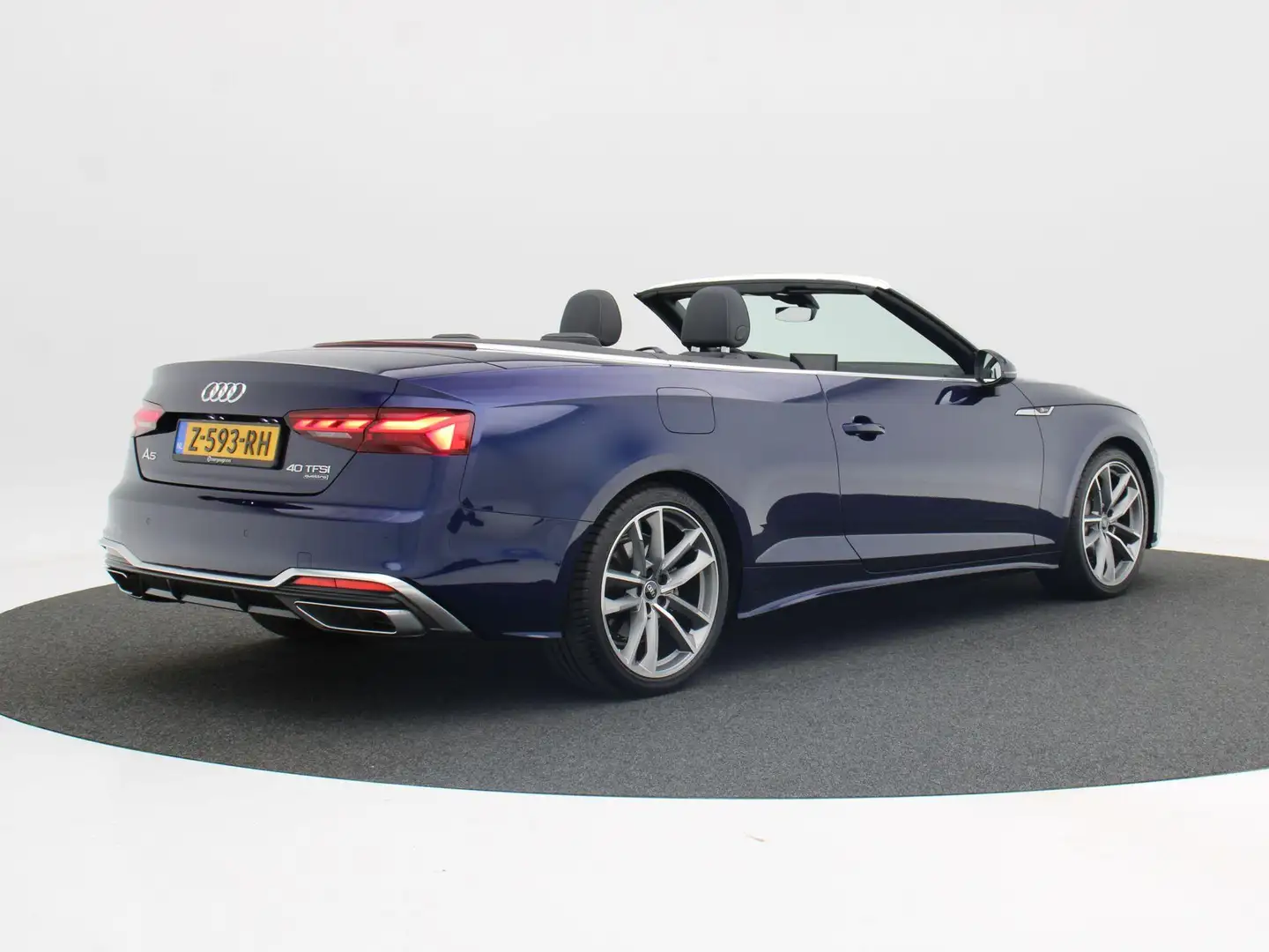Audi A5 Cabriolet 40 TFSi 204 Pk Automaat quattro S-Line | Azul - 2