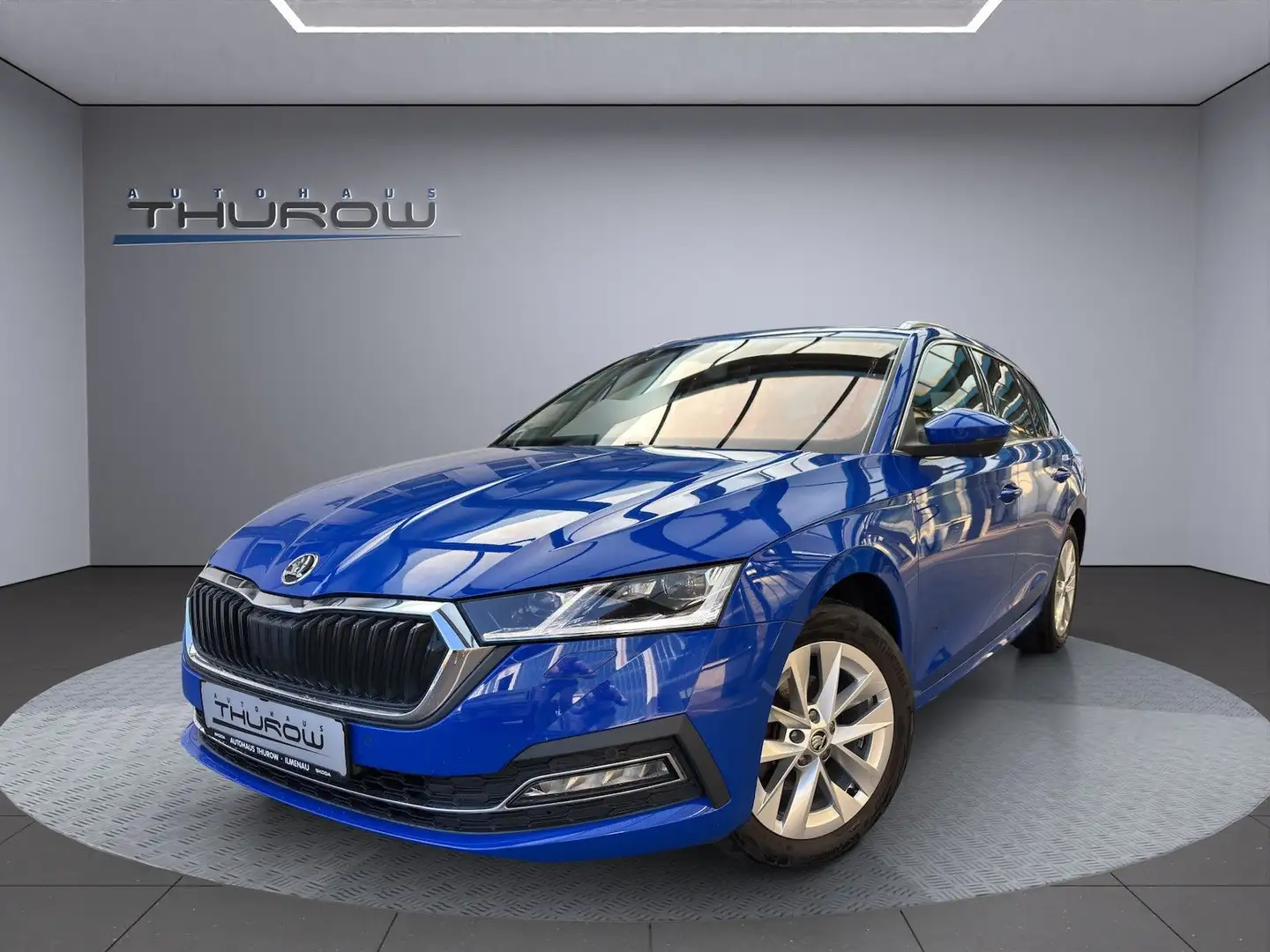 Skoda Octavia 2.0 TDI First Edition DSG Navi LED AHK Bleu - 1