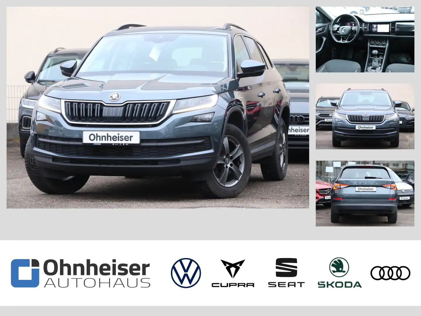 Skoda Kodiaq 2.0 TSI DSG Drive 4x4 PANO*AHK*CANTON*RFK*S Grau - 1