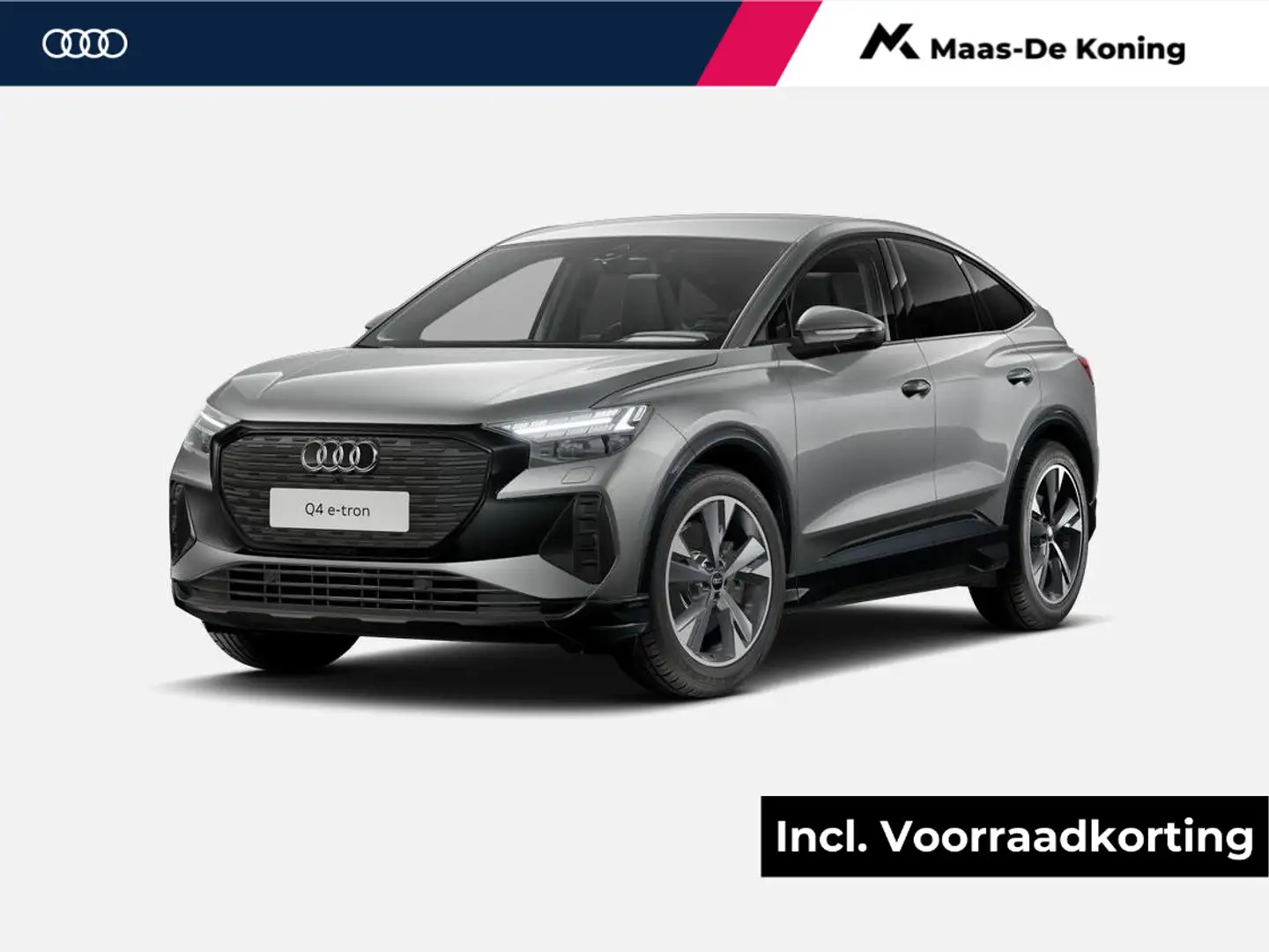 Audi Q4 e-tron Sportback 45 Advanced edition 286 PK Assistentiepa Grijs - 1