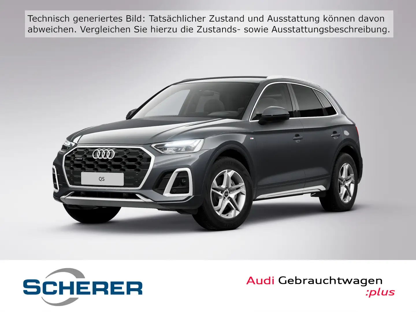 Audi Q5 S-Line 40 TDI quattro MMI SHZ KAM SOUND Grau - 1