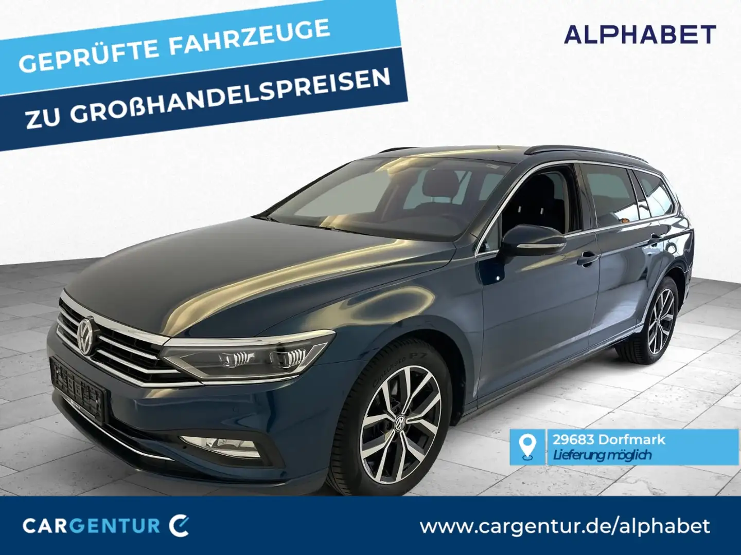 Volkswagen Passat Variant 2.0 TDI Business Matrix 360° Blau - 1