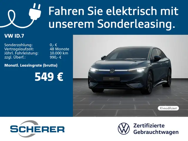 Volkswagen ID.7 82kWh 210kW *Pro* Panorama e Heckkl. HUD Na