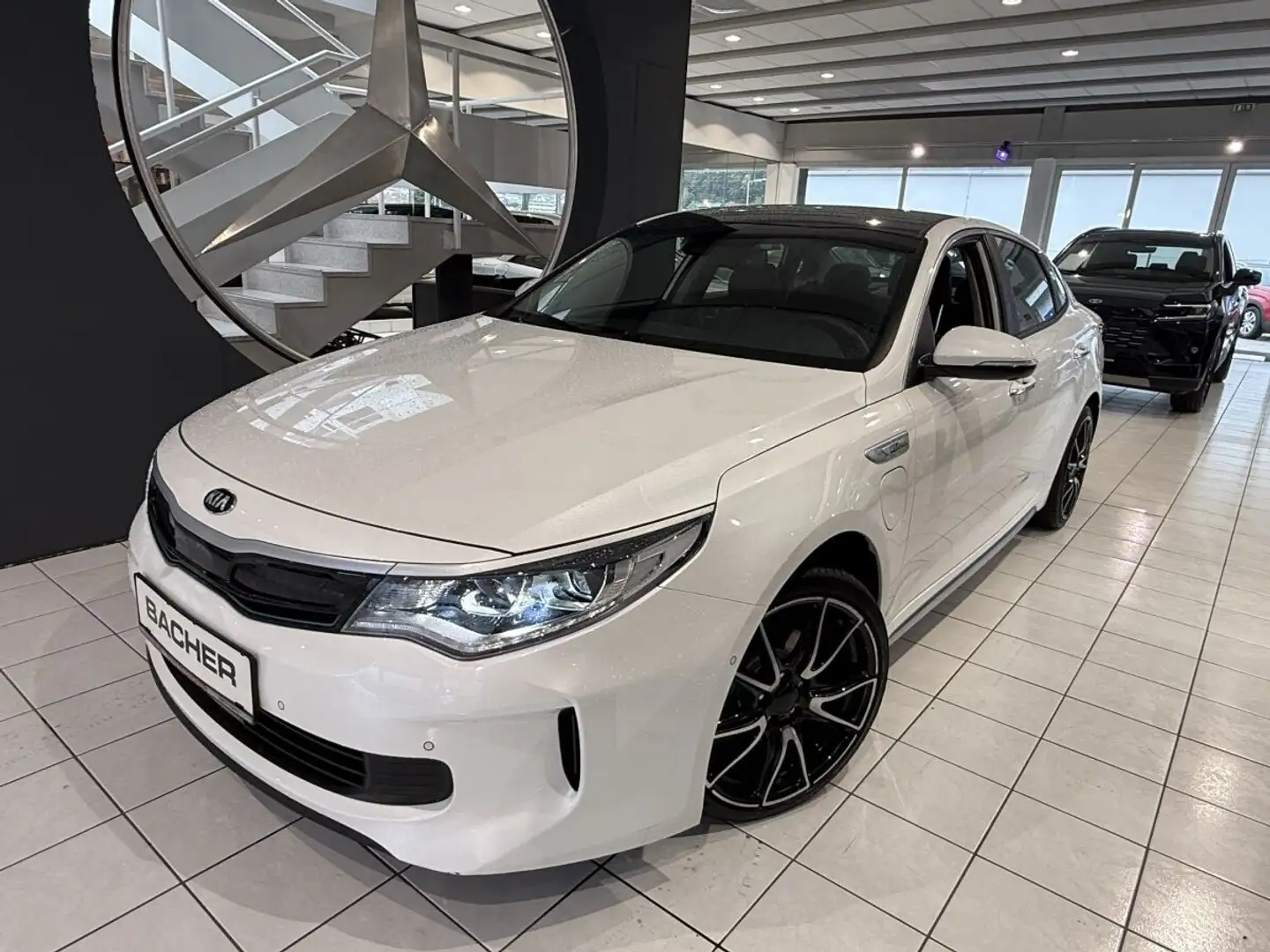 Kia Optima Platin Hybrid Weiß - 2
