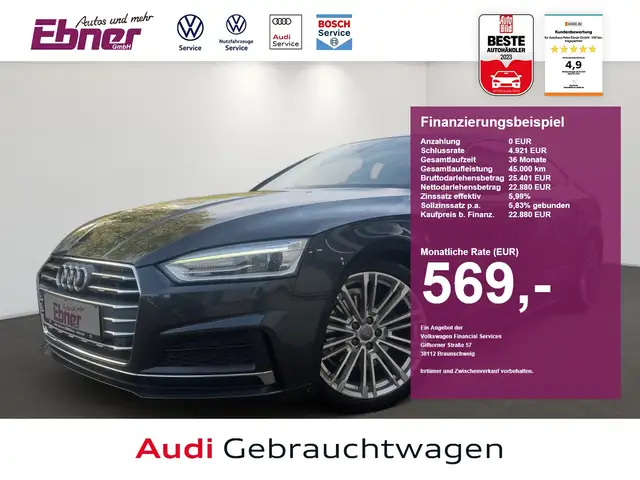 Audi A5 Sportback S LINE+ExP 40TFSI S TRONIC AHK+NAVI+GRA+