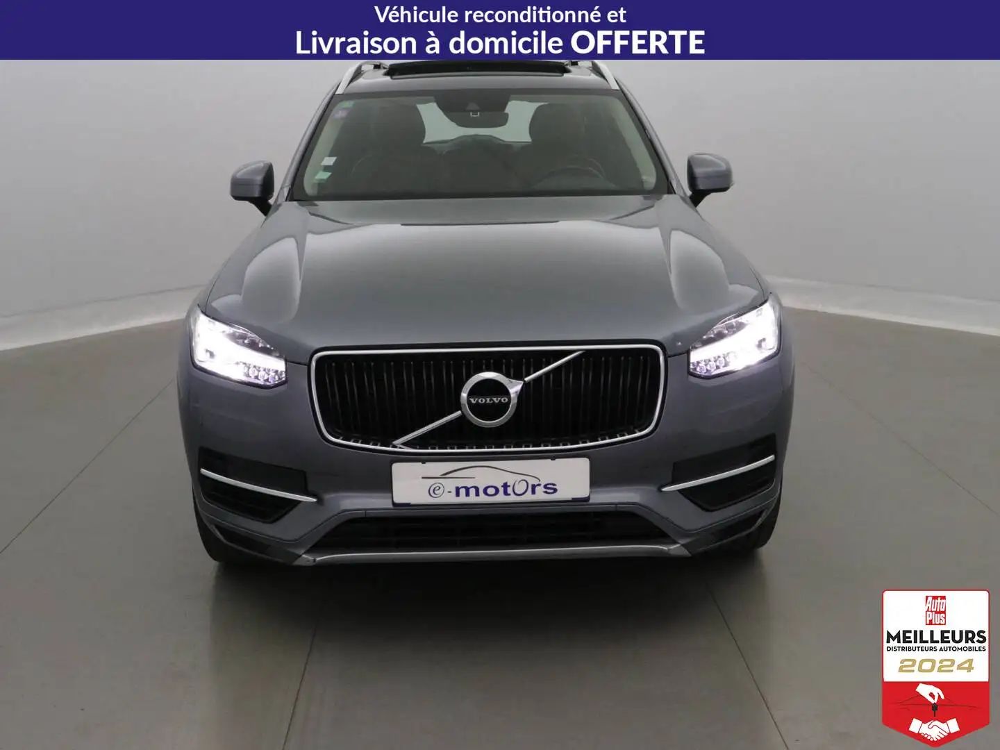 Volvo XC90 T8 320+87 Geartronic 7p Momentum +Toit +Cuir Alb - 2
