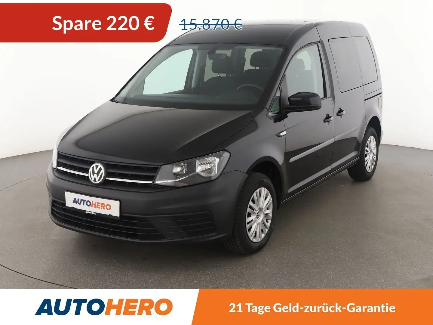 Volkswagen Caddy 1.0 TSI Trendline BlueMotion*TEMPO*PDC*KLIMA* crna - 1