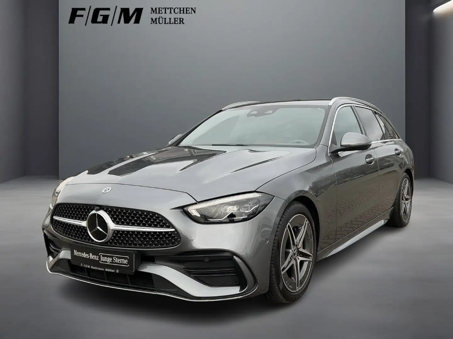 Mercedes-Benz C 300 T 4M AMG-Line TWA|360|AHK|Sitzhz|Distronic Grau - 2