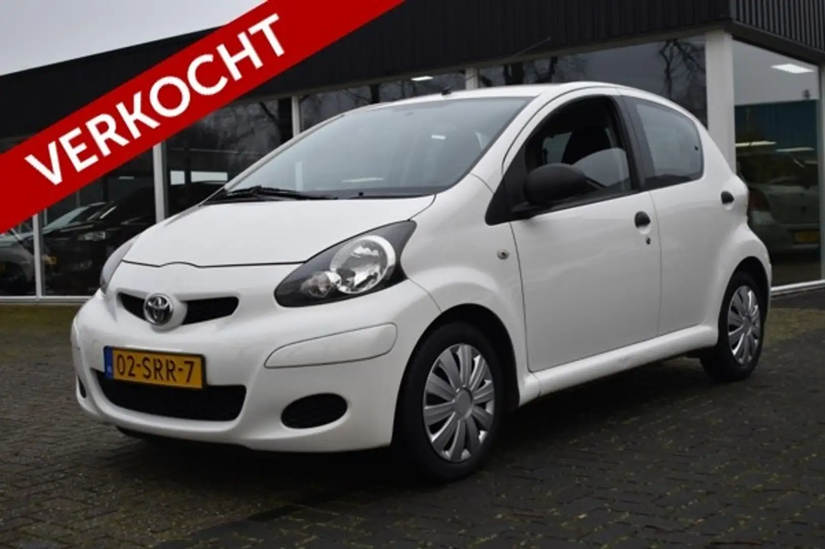 Toyota Aygo 1.0-12V Now AIRCO ELEK RAMEN Weiß - 1
