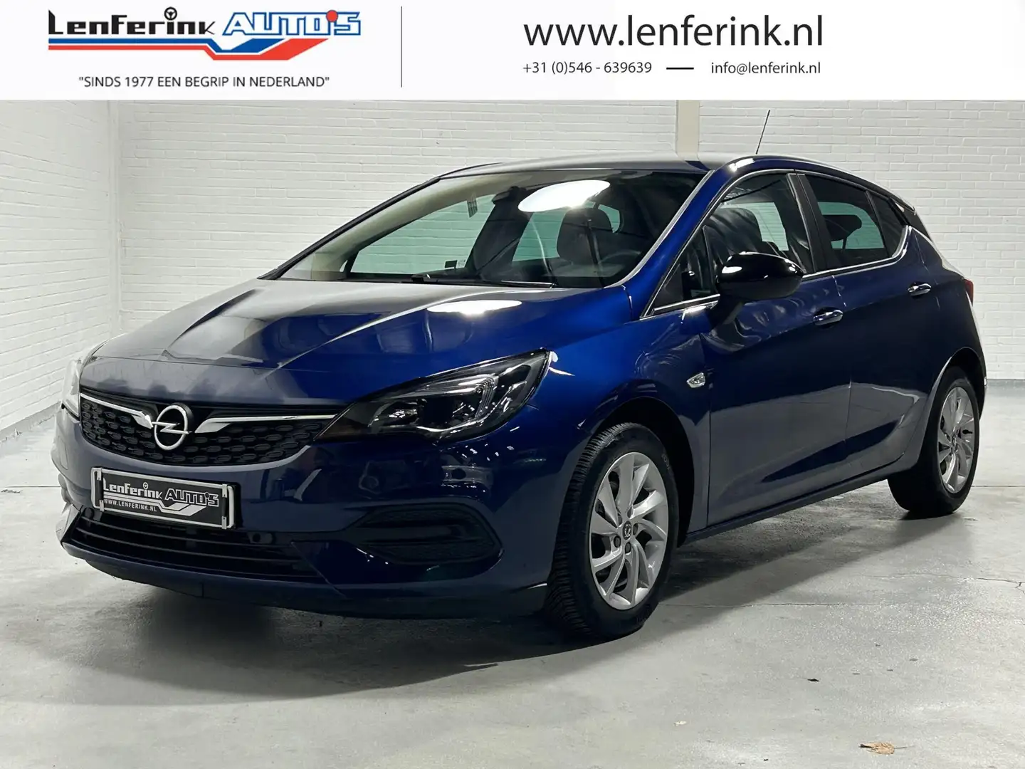 Opel Astra 1.2 Edition Stoel- en stuurverwarming Navi PDC v+a Albastru - 1