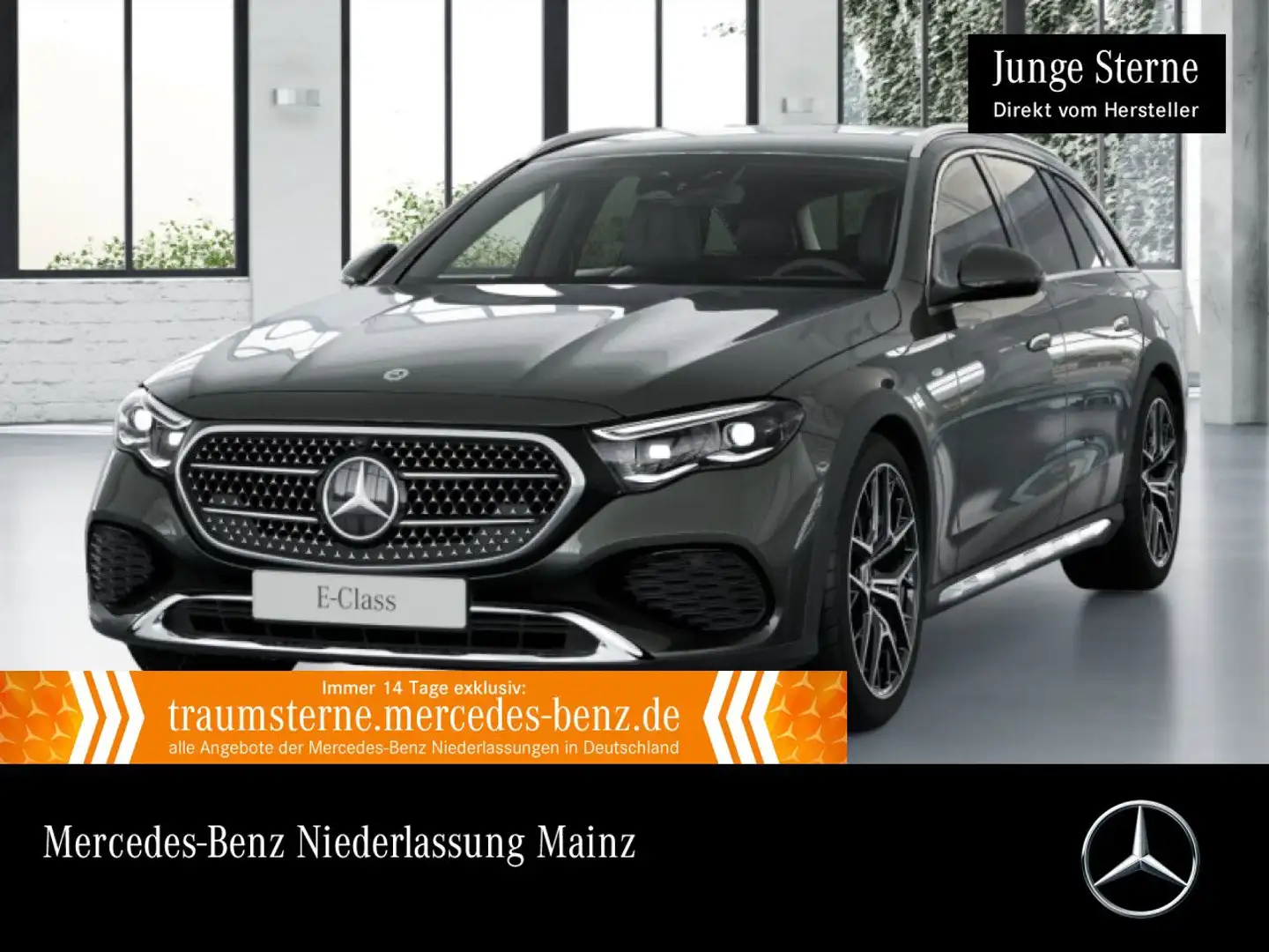 Mercedes-Benz E 300 de T 4M Hybrid Avantgarde Fahrass 360° AHK Grau - 1