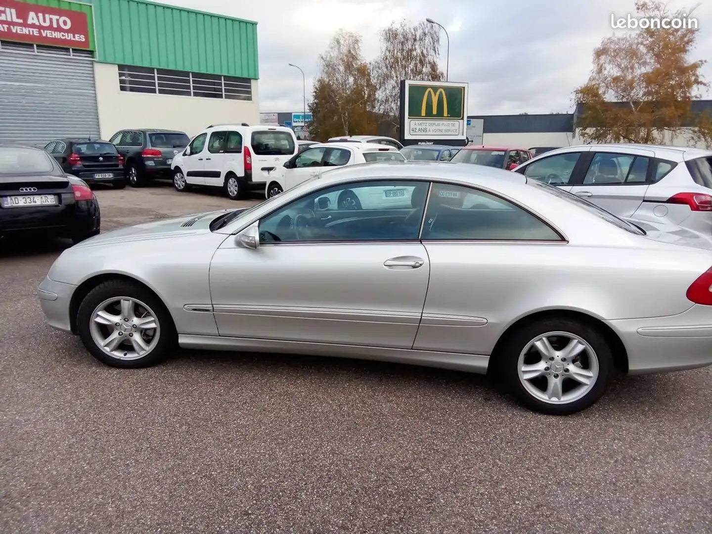 Mercedes-Benz CLK Classe Belle mercedes 270 pack tbe 2005 reprise Gris - 2