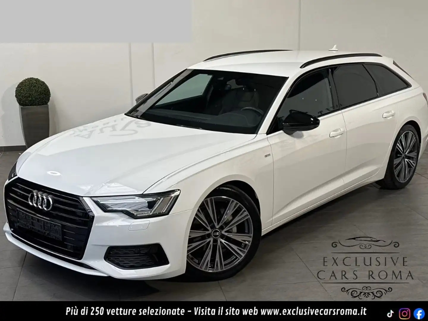 Audi A6 Avant 40 2.0 TDI S line S tronic Bianco - 1
