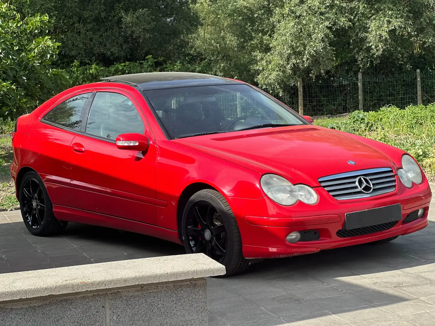Mercedes-Benz C 230 C 230 Kompressor Piros - 2