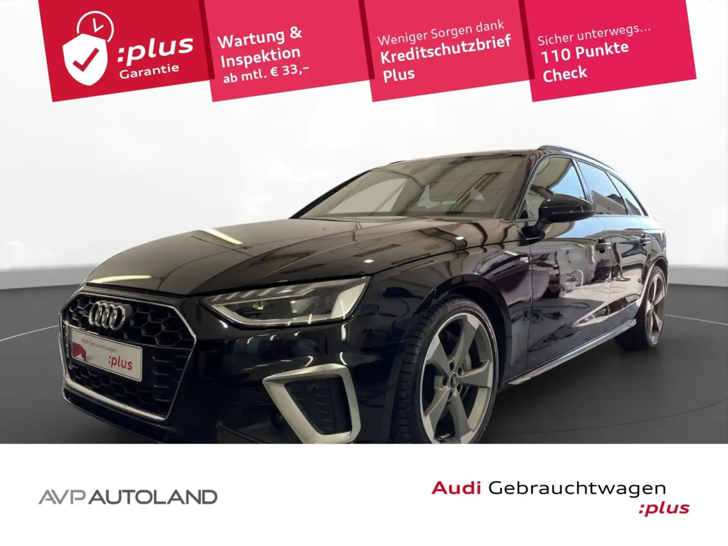 Audi A4 Avant 50 TDI quattro tiptronic S line | LED | Schwarz - 1