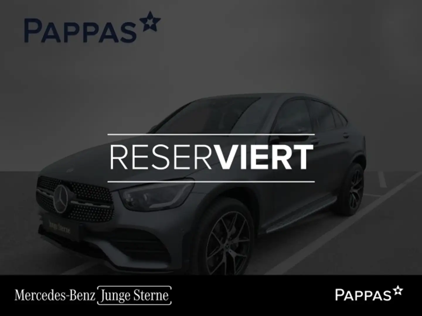 Mercedes-Benz GLC 300 de 4MATIC Coupé Distr Navi Sitzklima SHD Grau - 1