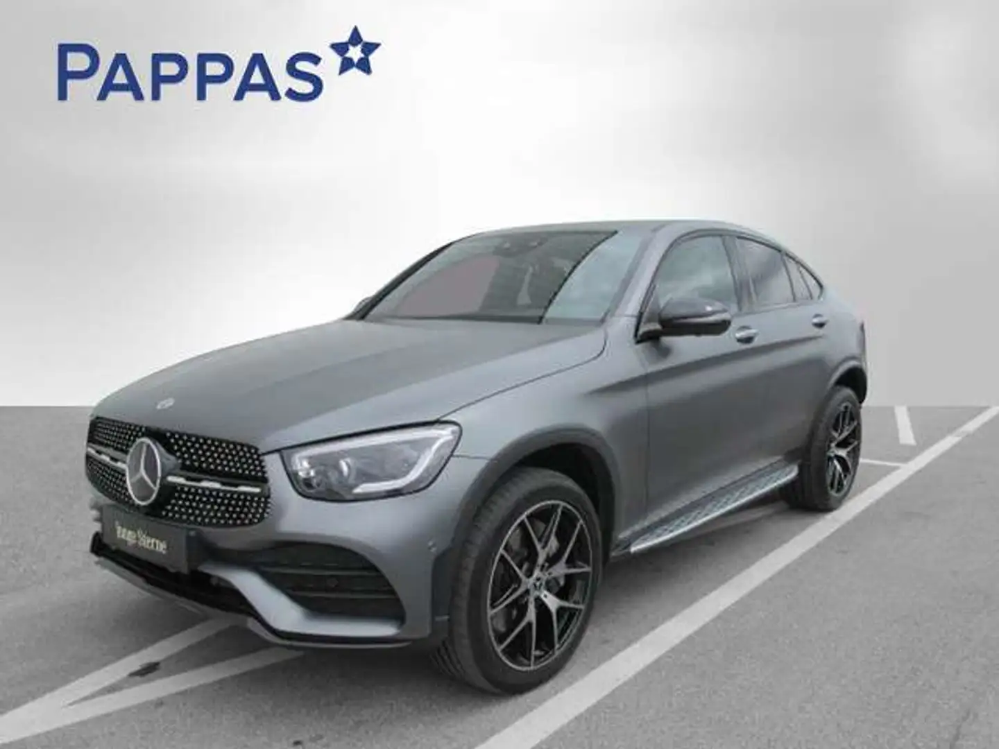 Mercedes-Benz GLC 300 de 4MATIC Coupé Distr Navi Sitzklima SHD Grau - 2