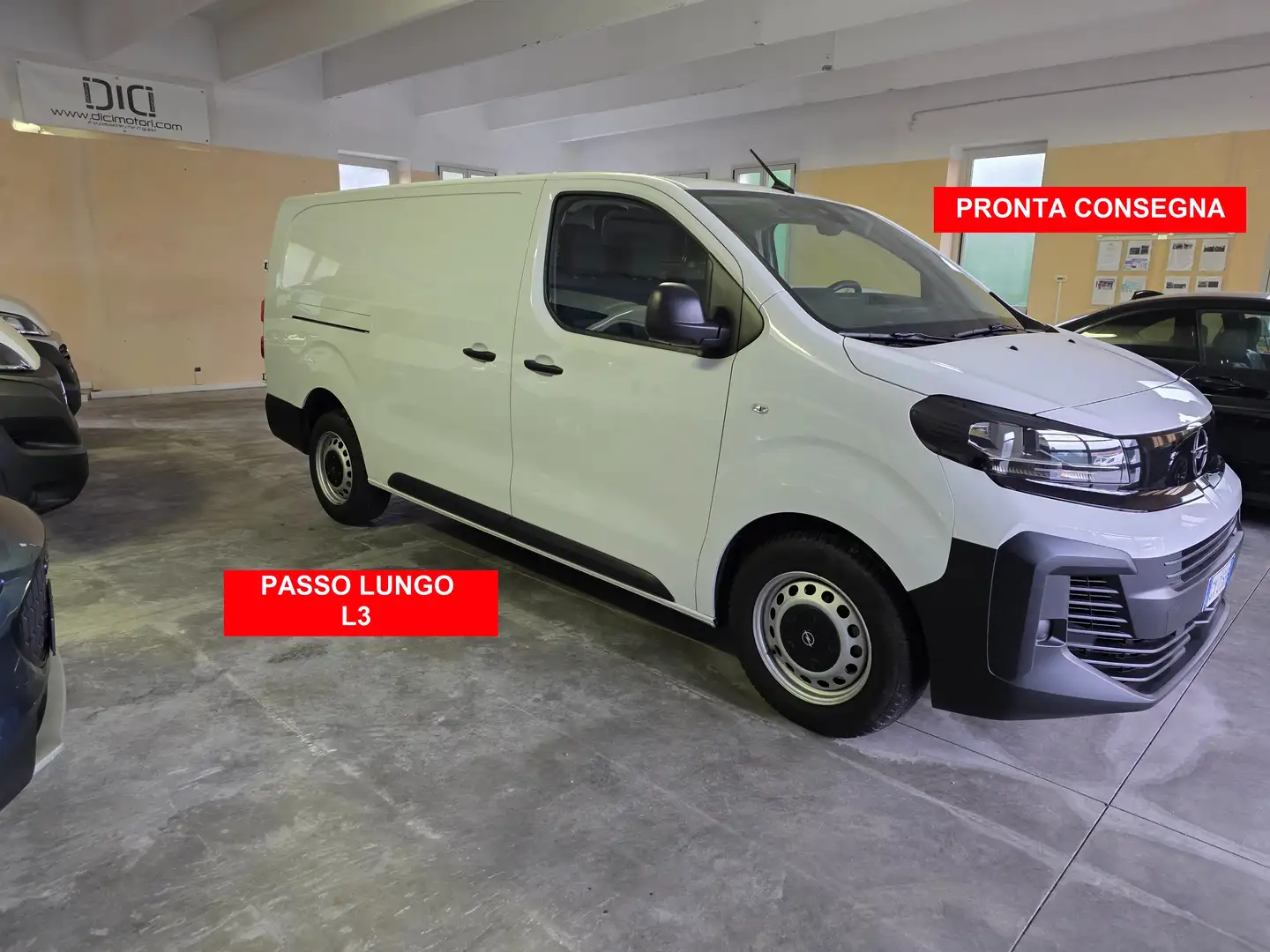 Opel Vivaro L3 H1 1.5 120cv autocarro 3 posti van n1 xl lungo Bianco - 1