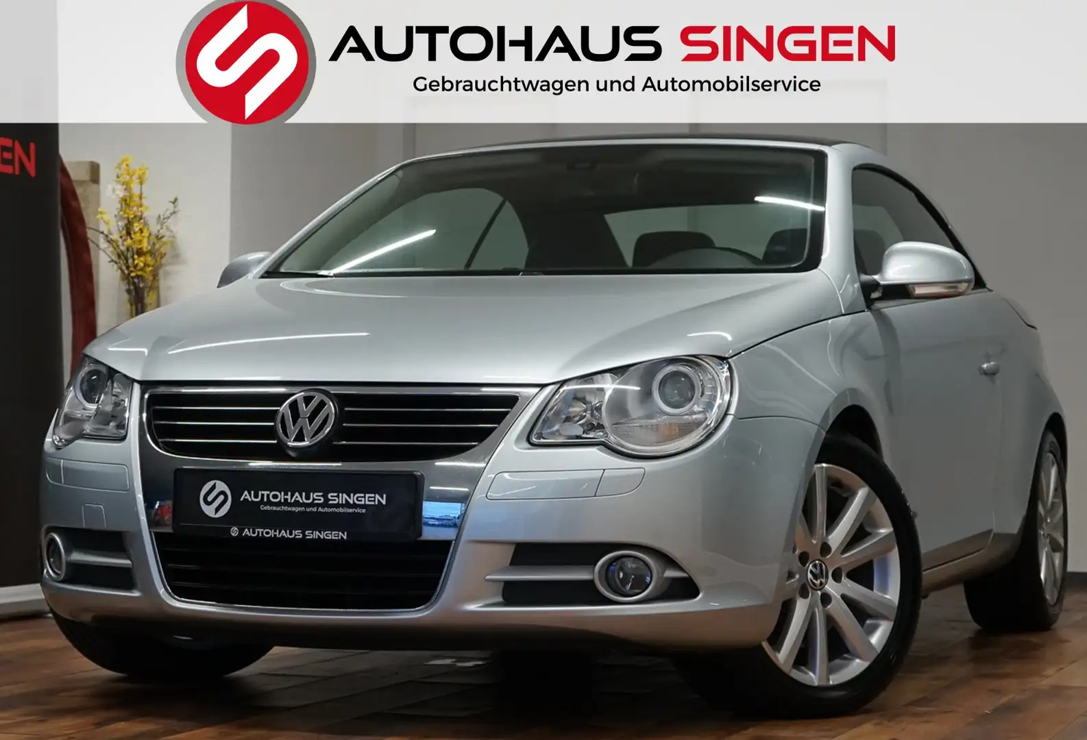 Volkswagen Eos 3.2 V6 DSG|LE MANS|1. HAND|LEDER|ORIGINAL Argent - 1