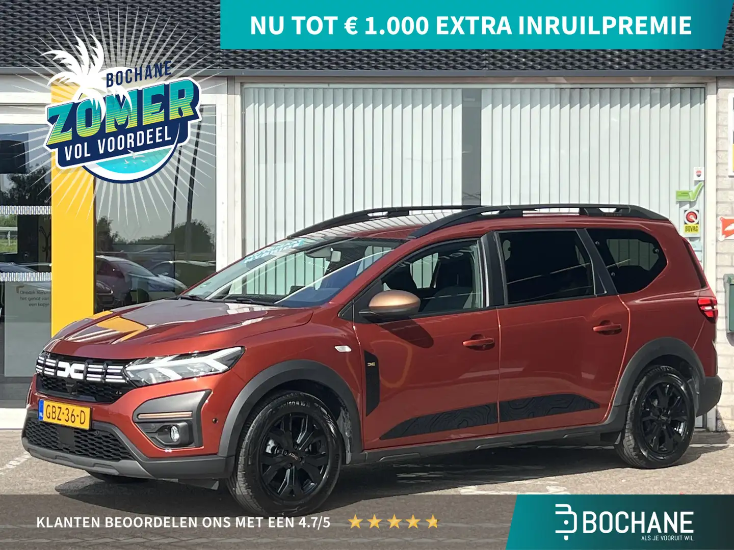 Dacia Jogger 1.6 Hybrid 140 Extreme 7p. | Navigatie | Achteruit Rouge - 1