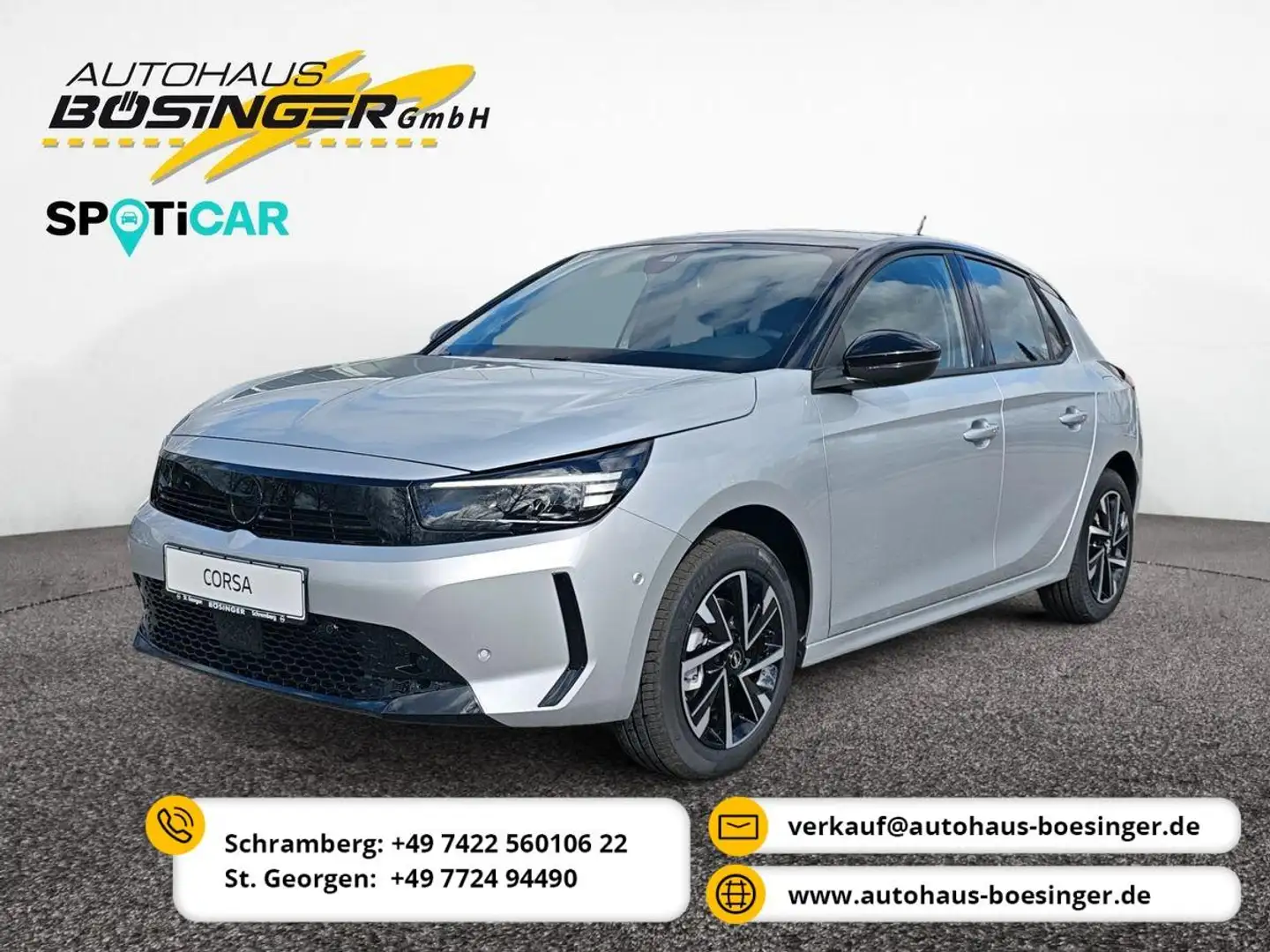 Opel Corsa GS Automatik 130PS / PDC / Kamera /SHZ-LHZ Silber - 1