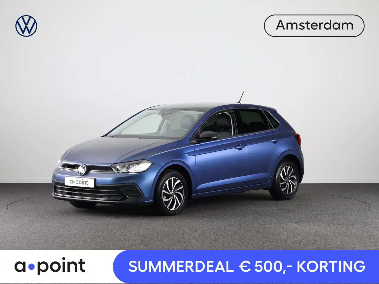 Volkswagen Polo 1.0 TSI Life 95 pk | Verlengde garantie | Navigati Zwart - 1