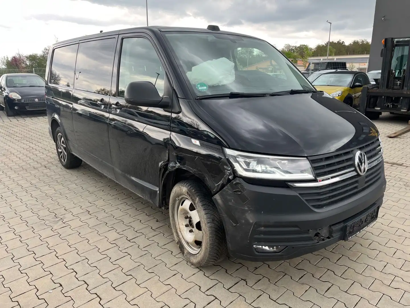 Volkswagen T6 Transporter T6.1 Transporter DSG 4-Motion LED,extralang,Mwst Negro - 2