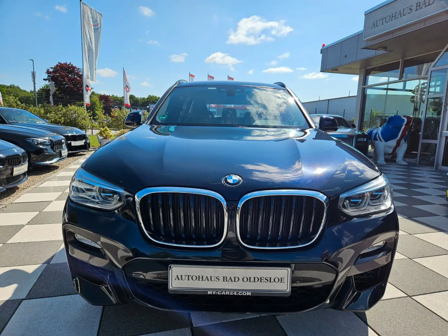 BMW X3 xD 30 d M Sport+StandHzg+AHK+Vollleder+R-Kam Noir - 2