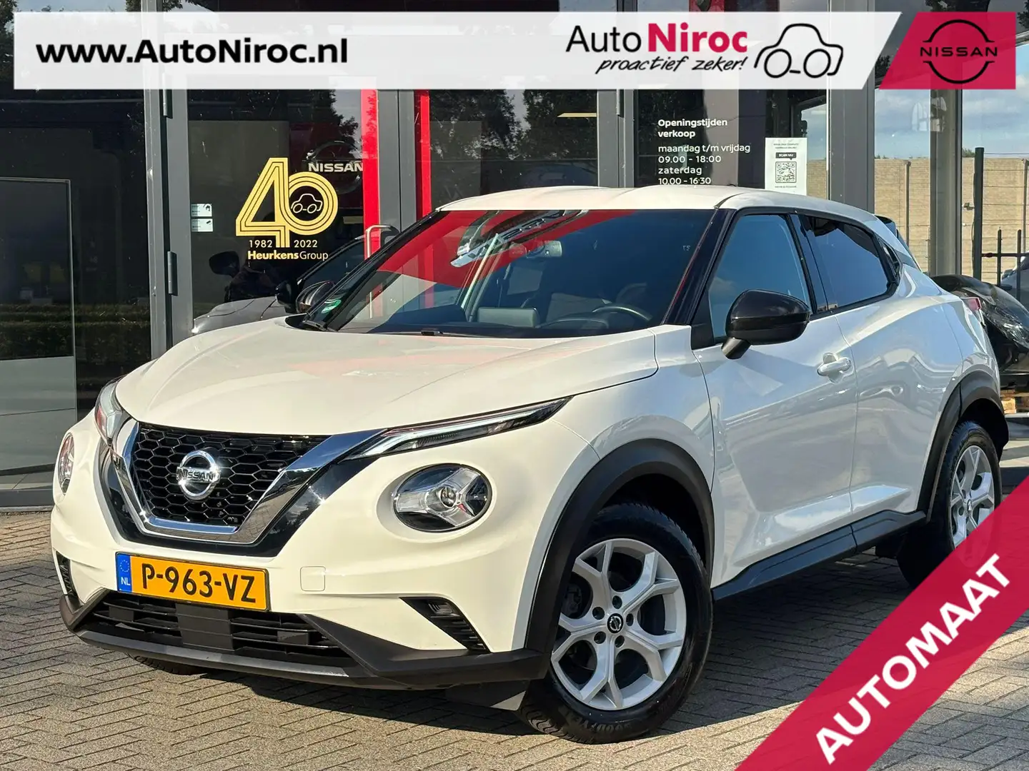 Nissan Juke DIG-T 114 DCT N-Connecta | AUTOMAAT | APPLE CARPLA Wit - 1