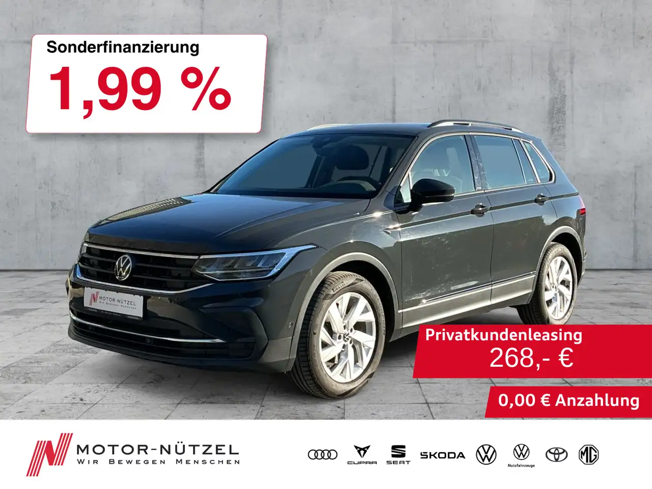 Volkswagen Tiguan 2.0 TDI DSG LIFE LED+NAVI+ACC+SHZ+PDC+AHK